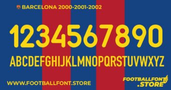 Barcelona 2000-2002 Font Free
