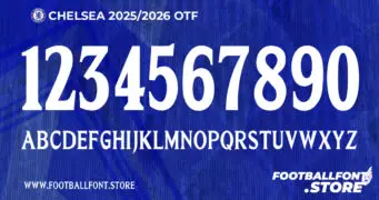 Chelsea Font 2025/2026