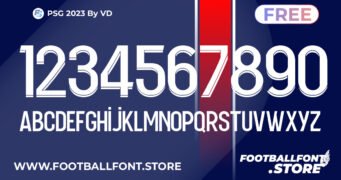 PSG Font 2023 Logo Free